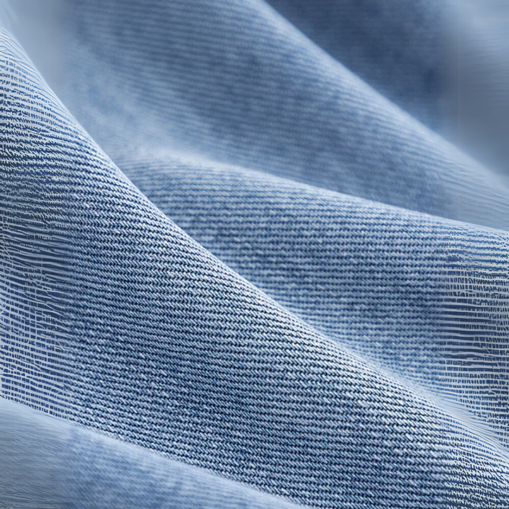 Camden Two-Tone Trench – Denim & Suede Blend