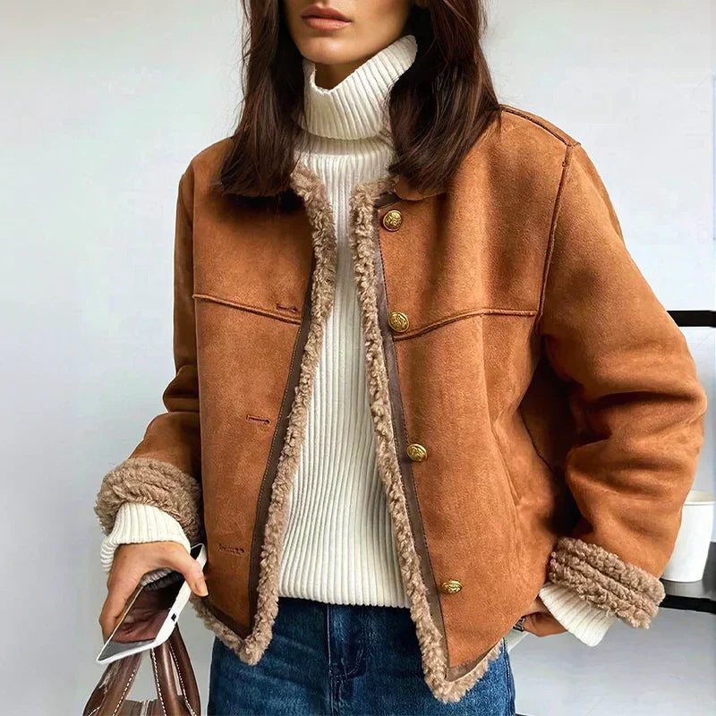 Aubrielle™ | Shearling-Lined Jacket